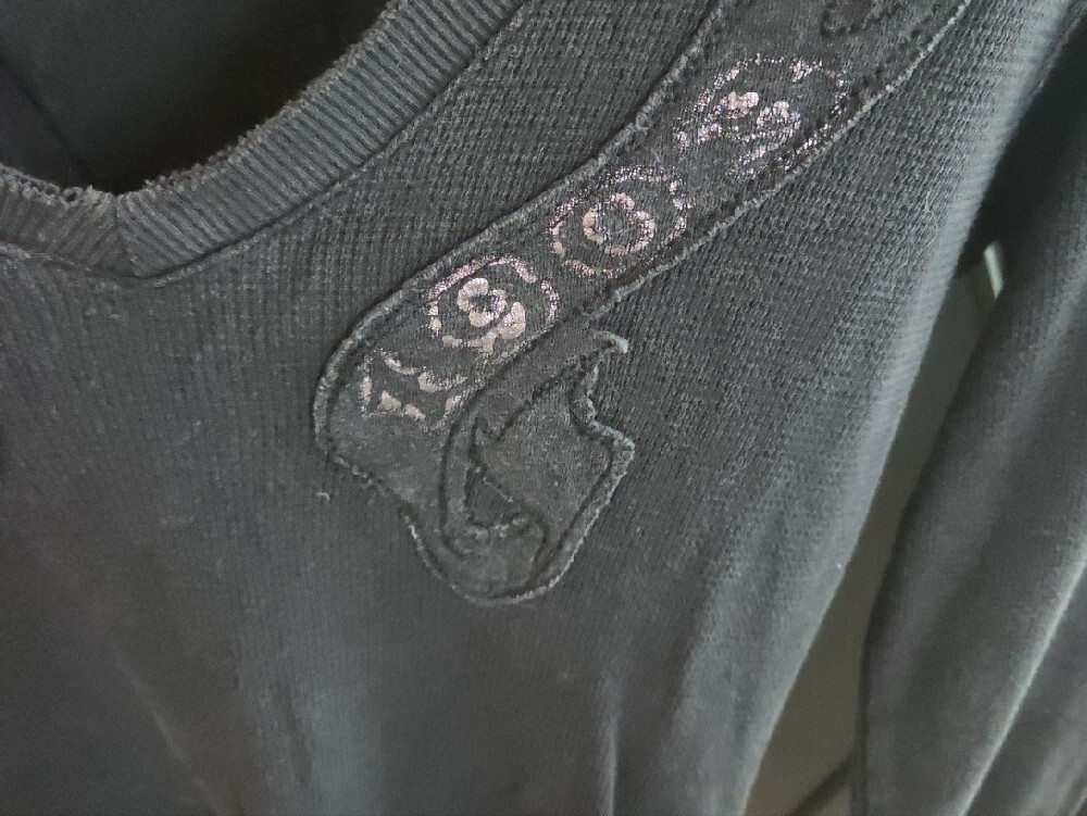 Harley‑Davidson Black Crewneck Shirt with Winged Skull Graphic - Picture 4 of 6